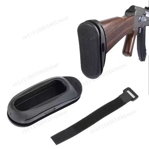 .Hunting Airsoft AK Stock Pad Shockproof Rubber AK47/74 Buttstock Rear Cushion Holster Accessories
