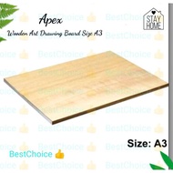 A3 APEX QUALITY WOODEN ART DRAWING BOARD