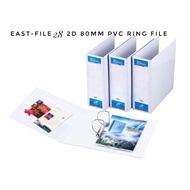 EAST-FILE '28' A4 PVC 2D 80MM RING FILE (A802T)