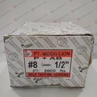 PH Screw 8 x 1/2" Tapping Screw 8x1/2 Screw 8 x 1/2 (2000pcs)