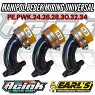 Manipol Bebek Miring Pe 28/Intake Manipol Bebek Pe 28 Teflon Miring