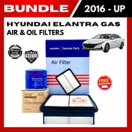 BUNDLE AIR & OIL FILTERS for HYUNDAI ELANTRA GAS (2016-UP) (28113-F2000/26300-35505)