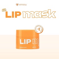 Emina Lip Mask Treatment Masker Scrub Perawatan Bibir Lembab High-Moisture Tech Mencerahkan bibir