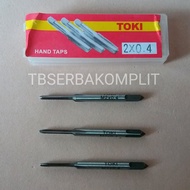 Handtap M2x0.4 TOKI Hand Tap M2 x 0.4 size M 2 x 0.4 Thread Making Tool