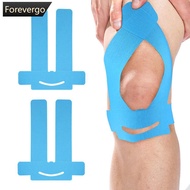 FOREVERGO 5PCS Sports Knee Muscle Patches With Adhesive Backing Elastic Compression Support Bandage 
