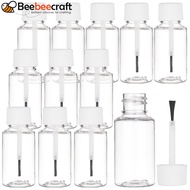 20 pc Essential Oil Bottle Plastic Empty Bottle with Cap and Soft Brush White 2.7x6.4cm Capacity: 20