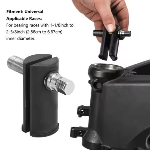 Neck Bearing Race Puller Black Steering Neck Bearing Race Remover for 1‑1/8in To 2‑5/8in ID Races