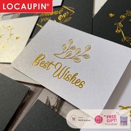 Locaupin Gift Wish Card Best Wish Happy Birthdays Love Message Card Wedding Wish Card  Kad ucapan