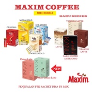 Maxim KANU Korean Coffee Sachet Mini Americano / Latte / Vanilla Latte / Tiramisu Latte / Mint Coffe