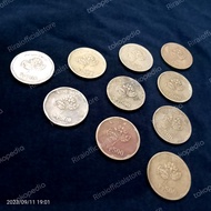 uang koin kuno 500 rupiah Melati perkeping