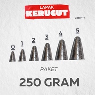 Package 1/ 4 KG | Fishing Weights Cone Model Perforated Tin |Aerodynamics