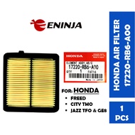 HONDA Air Filter For Honda City Tmo/ Jazz Tfo/ Freed (17220-RB6-A00/17220-RB6-003) Element Filter As