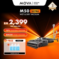 【Flagship】MOVA M50 Ultra Wet Dry Vacuum Cleaner | First Foldable Handle | Tri-Edge Cleaning | 100°C 