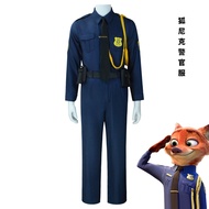 Crazy Zoo cos costume Simulation judy judy Rabbit Nick Fox Police Officer cosplay Halloween Costume