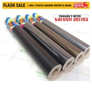 2D Carbon Scotlite Sticker 1 roll 9 meters long Car Carbon Sticker/