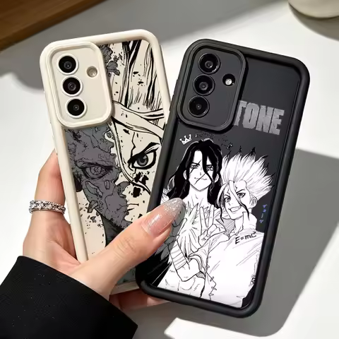 Dr STONE Senkuu Phone Case For Samsung Galaxy A71 A57 A56 A55 A54 A53 A52s A17 A16 A06 Eye Ladder Si