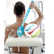1pc Extra Long Handle Bath Brush For Back Scrubbing (14.37 Inch) Shower Exfoliating Brush With Soft 