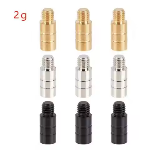 3Pcs Brass Dart Weight Add Accentuator 2g Dart Shaft Weights 2BA Shaft Throwing Game Auxiliary Tools
