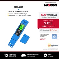 Navcon 4 in 1 TDS Meter - TDS EC & Temperature Meter, Accurate & Reliable Digital Water Testing Kits