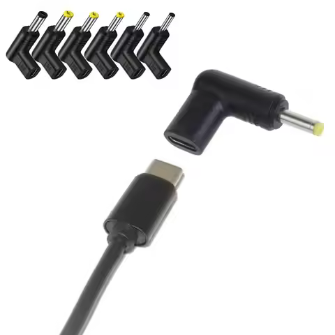 5V 9V 12V USB C PD to DC Power Connector Universal Converter Type C to DC Jack Plug Type-C PD Conver