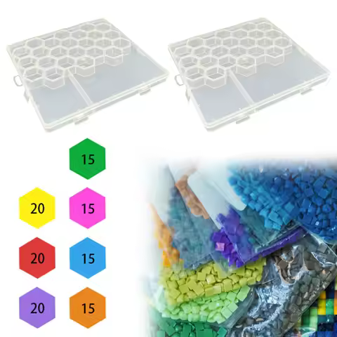 30/120Pcs Diamond Embroidery Drill Mud Kit Dotting Rhinestone DIY Diamond Mud Set Diamond Painting A