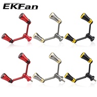 EKfan Fishing Reel Component Arm length 90MM High quality aluminum alloy double handle for Daiwa &amp; Shimano DIY Spinning fishing reel parts