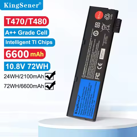 KingSener Laptop Battery For Lenovo ThinkPad T470 T480 T570 T580 P51S P52S A475 A485 TP25 01AV427 01