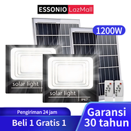 ESSONIO Lampu Panel Surya Lampu Taman Lampu Dinding Solar light Lampu Surya Lampu Sorot Tahan Air 12
