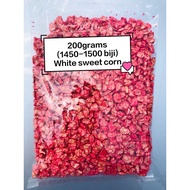 50/100/200 grams| | benih jagung susu manis | biji benih jagung susu juicy| white sweet corn seed