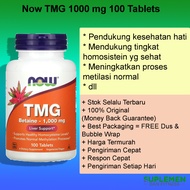 Now TMG 1000mg 100 Tablets Betaine Vegetarian Vegan 1000mg Betaine Liver Health Supplements DNA Meta