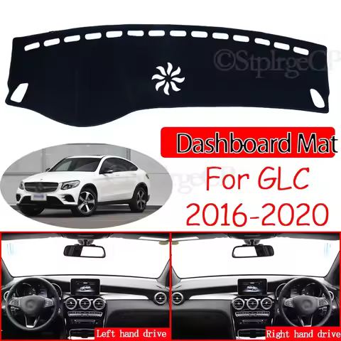 Anti-Slip Mat Dashboard Sunshade Dashmat Carpet Accessories 2016 2018 GLC300 200 220 for Mercedes Be