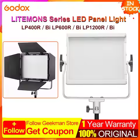 Godox LITEMONS LP400R/Bi LP600R/Bi LP1200R/Bi LED Light Panel 2 Version Available High Brightness Ph