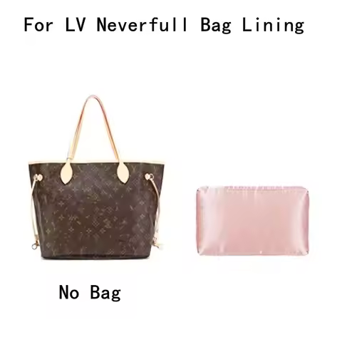 Pure Handmade Silks Fabric Bag Support Lining For LV Neverfull Handbag Anti Deformation Collapse Bag