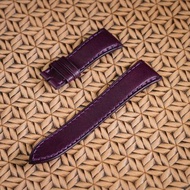 Apple Watch 錶帶 微立體縮窄款 (義大利植鞣革-紫色)