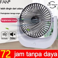 Bisa dipakai seminggu Qishun kipas angin mini portable kipas angin cas tahan 24 jam Kipas Angin PorTable sudut lebar 120 ° penyesuaian tiga kecepatan ukuran besar USB Rechargeable kipas mini portable charger kipas angin mini yang di cas Usb mini fan