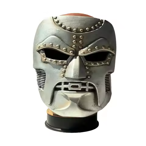 Dr Doom Latex Cosplay Mask Fantastic Four Demon Victor Von Doom Helmet Full Face Masques Fancy Party