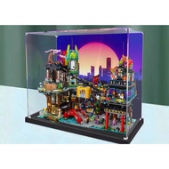Acrylic Display Case Box 71799 NINJAGO City Markets (Only display case box, No blocks Model)