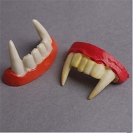 Little Tiger Teeth Zombie cosplay Vampire Dentures Dentures Tricky Funny Halloween Sharp Teeth Props