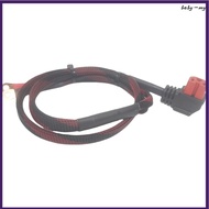 Red Elbow Power Cord 8AWG 10AWG Ultra Flexible Silicone Wire Tinned Pure Copper【xinping】