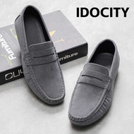 kasut loafer lelaki star kasut loafer lelaki IDOCITY lelaki asli kasual kasut kulit malas satu langk