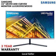 Samsung 32" UR590 UHD Curved Monitor LU32R590CWEXXS (3 Years Local Samsung warranty)