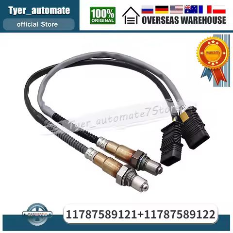 2Pcs Upstream & Downstream Oxygen Sensor O2 Sensor 11787589121 11787589122 For BMW 228I 320I 328I 42