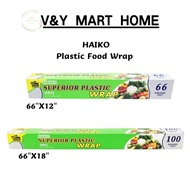 Plastic Food Wrap(66"X12")/(66"X18") /Household PVC Food wrap Cling film