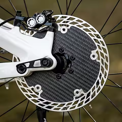 ATWEINA Carbon Fiber Floating Brake Disc Road Bicycle Stainless Steel Brake Disc Mountain Bike Brake