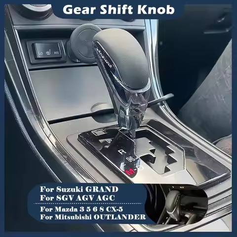 For Mitsubishi Outlander EX L200 ASX Gear Shift Knob Automatic Gearbox Handles Head For Mazda 3 5 6