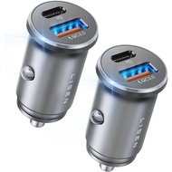 LISEN 54W Car Phone Charger USB C, Cigarette Lighter Adapter, Car Accessories for iPhone, USB C Car 