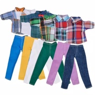 Paket Grosir Mainan 5 Pasang Baju Boneka Barbie Cowok