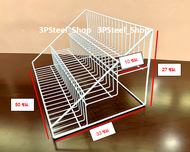 ชั้นวางเครื่องปรุง 3 ชั้น วางโชว์สินค้า ชั้นวางของ ชั้นวางน้ำหอม ชั้นวางขั้นบันได