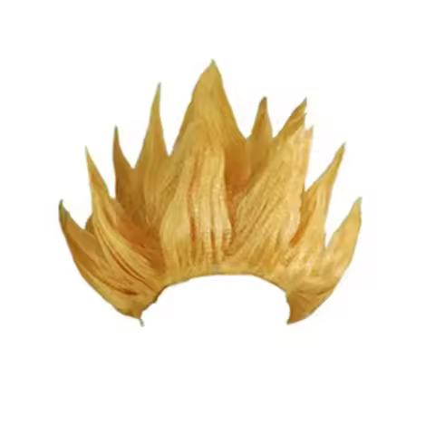 2026 New Cosplay Wigs Goku Anime Costume Party Dress Up Black Blue Yellow Wig Halloween Carnival Par