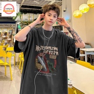 Men's t-shirt, short-sleeved, half-sleeved round neck t-shirt made of thick, cool cotton ATN038 - Cu